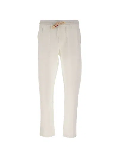 Mc2 Saint Barth Calais Drawstring-waist Trousers In Neutral