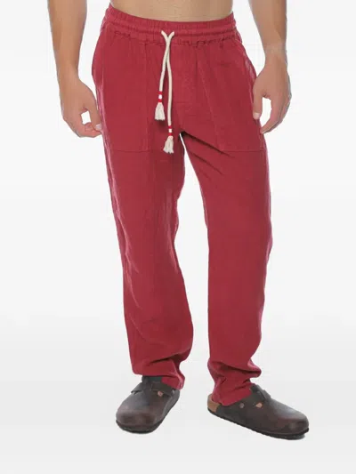 Mc2 Saint Barth Calais Drawstring-waist Trousers In Animal Print