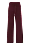 Mc2 Saint Barth Cambon - Wool Trousers In Red