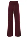 Mc2 Saint Barth Cambon Drawstring-fastening Trousers In Burgundy