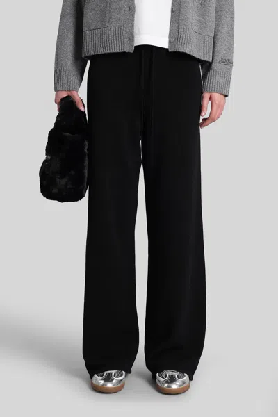 MC2 SAINT BARTH CAMBON WOOL PANTS IN BLACK WOOL