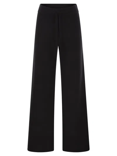 Mc2 Saint Barth Cambon - Wool Trousers In Black