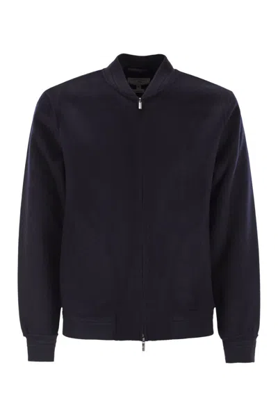 MC2 SAINT BARTH MC2 SAINT BARTH CAMDEN - WOOL BLEND BOMBER JACKET