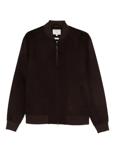 Mc2 Saint Barth Camden Bomber Jacket In Brown