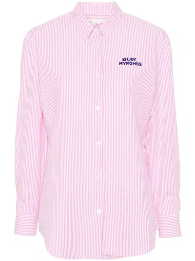 Mc2 Saint Barth Camicia Donna Con Stampa In Pink