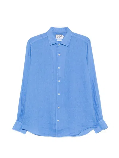 Mc2 Saint Barth Light Blue Regular Fit Shirt