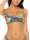MC2 SAINT BARTH CAMOUFLAGE BUTTERFLY BRALETTE