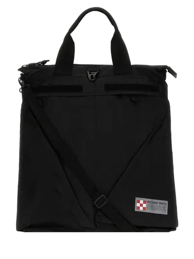 Mc2 Saint Barth Canvas Backpack In Black