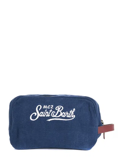 Mc2 Saint Barth Canvas Clutch Bag