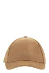 Mc2 Saint Barth Cap With Visor And Logo In Brown