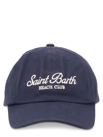 Mc2 Saint Barth Stylish Cotton Hat For Men Edition In Blue