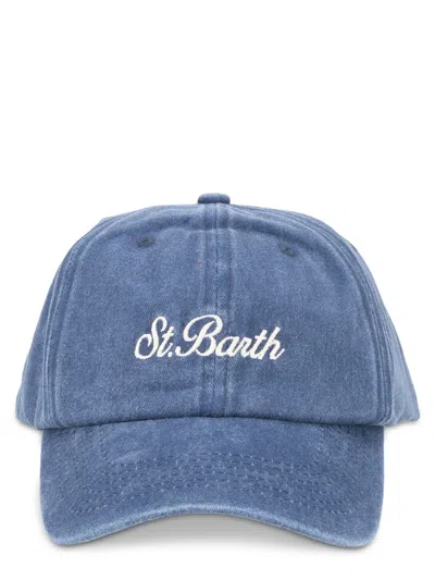 Mc2 Saint Barth Cappello Da Baseball Con Logo In Blue