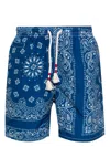 Mc2 Saint Barth Caprese Jr Swim Shorts In Blue