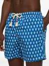 Mc2 Saint Barth Caprese Printed Swim Shorts In Blue