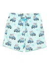 Mc2 Saint Barth Car-print Swim Shorts In Multi