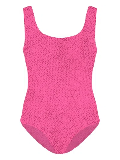 Mc2 Saint Barth Kids' Cara Swimsuit In Pink