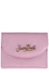 Mc2 Saint Barth Logo-detail Card Holder In Pink
