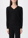 Mc2 Saint Barth Eleara Sequin-embellished Sweater In Black