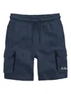 Mc2 Saint Barth Cargo-pocket Drawstring Shorts In Blue