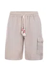 Mc2 Saint Barth Bermuda Chinos With Side Pocket