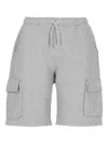 Mc2 Saint Barth Cargy Elasticated-waist Cargo Shorts In Gray