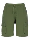 Mc2 Saint Barth Cargy Elasticated-waist Cargo Shorts In Green