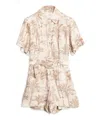 Mc2 Saint Barth Carola Jumpsuit In Neutral