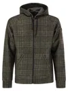 Mc2 Saint Barth Carrel - Sweatshirt In Technical Fabric In Olive Green