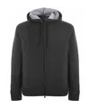 Mc2 Saint Barth Carrel Hooded Sweater In Black