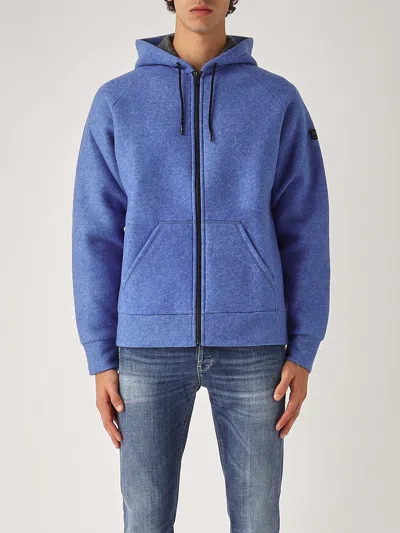 Mc2 Saint Barth Carrel Hoodie Full Zip Hoodie In Blue