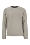 Mc2 Saint Barth Cashmere Blend Jumper With Plush Cut