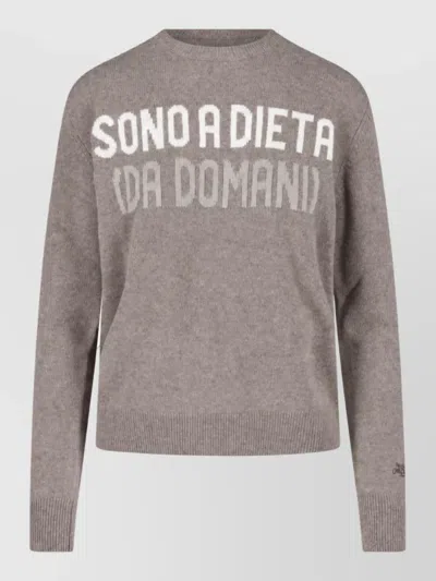 Mc2 Saint Barth Cashmere Crewneck Sweatshirt In Neutral