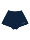 Mc2 Saint Barth Cate Logo-detail Shorts In Blue