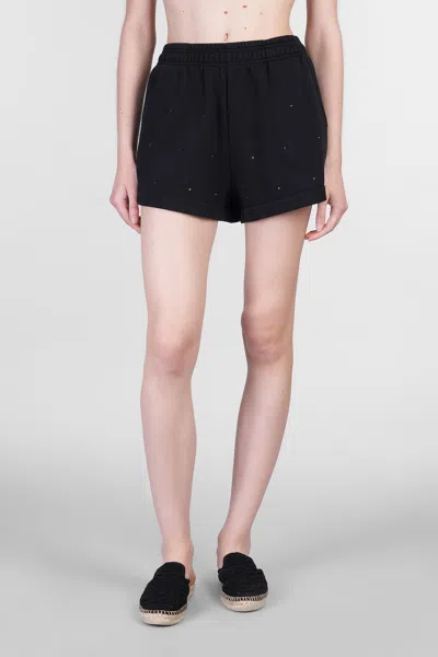 Mc2 Saint Barth Cate Shorts In Black Cotton