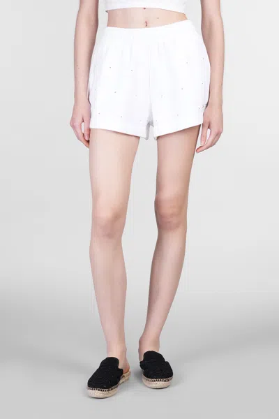Mc2 Saint Barth Cate Shorts In White Cotton