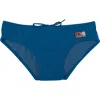 Mc2 Saint Barth Man Navy Blue Swim Briefs Cayo In Blue