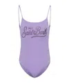 Mc2 Saint Barth Cecille Swimsuit In Purple