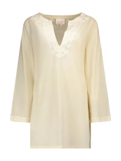Mc2 Saint Barth Cedy Dress In Neutral