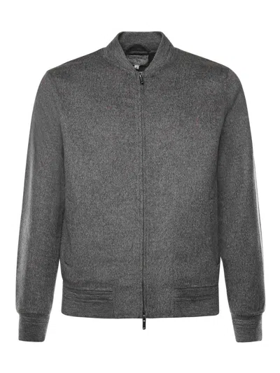Mc2 Saint Barth Camden Wool Bomber Jacket In Multi