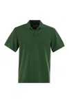 Mc2 Saint Barth Charles - Piqué Polo Shirt In Green