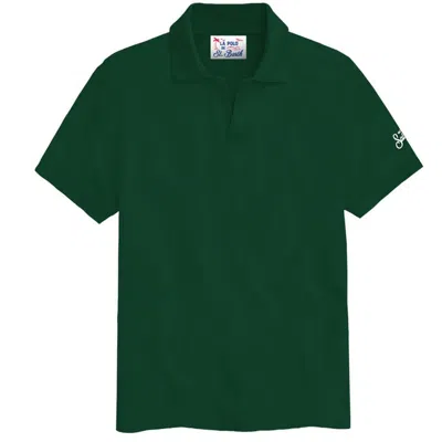 Mc2 Saint Barth Charles Polo In Green