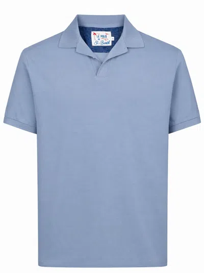 Mc2 Saint Barth Charles Polo In Blue