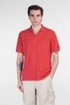 Mc2 Saint Barth Charles Polo In Red Cotton In Red
