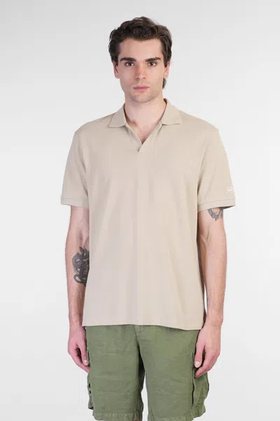 MC2 SAINT BARTH CHARLES POLO IN TAUPE COTTON