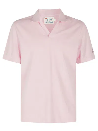 Mc2 Saint Barth Charles Polo In Pink