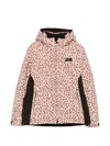 Mc2 Saint Barth Chavanette Leopard-print Ski Jacket In Black
