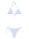 Mc2 Saint Barth Checked Bikini In Blue