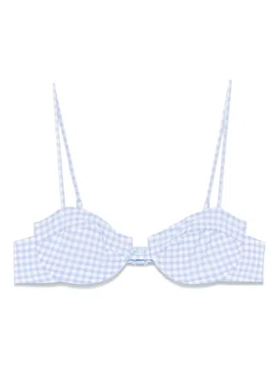 Mc2 Saint Barth Checked Bikini Top