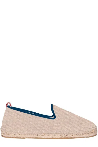 Mc2 Saint Barth Checked Slip-on Espadrilles In Neutral