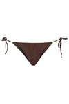Mc2 Saint Barth Cheeky Bottom With Selftie In Brown